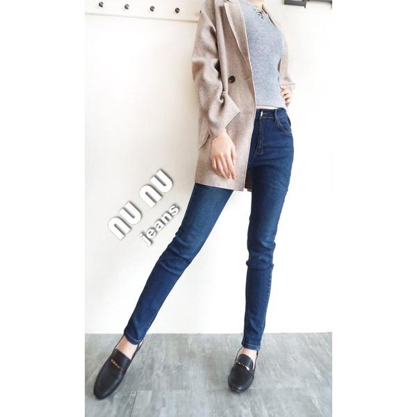 顯瘦中高腰M~2L磨毛牛仔褲/牛仔長褲/保暖褲/刷毛褲/刷毛牛仔褲/保暖長褲/冬天保暖褲子女NN.573.806-細節圖4