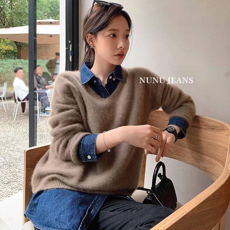 韓國設計款 加厚保暖鋪棉外套  牛仔 襯衫外套 顯瘦牛仔外套 牛仔襯衫 冬天外套 NO.979-009-細節圖5