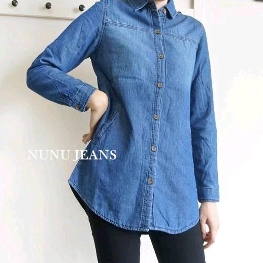 韓國設計款 加厚保暖鋪棉外套  牛仔 襯衫外套 顯瘦牛仔外套 牛仔襯衫 冬天外套 NO.979-009-細節圖7
