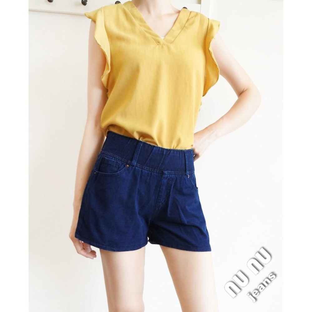 高腰收腹褲 涼感 顯瘦 A字短褲 休閒短褲NO.079-809-細節圖6