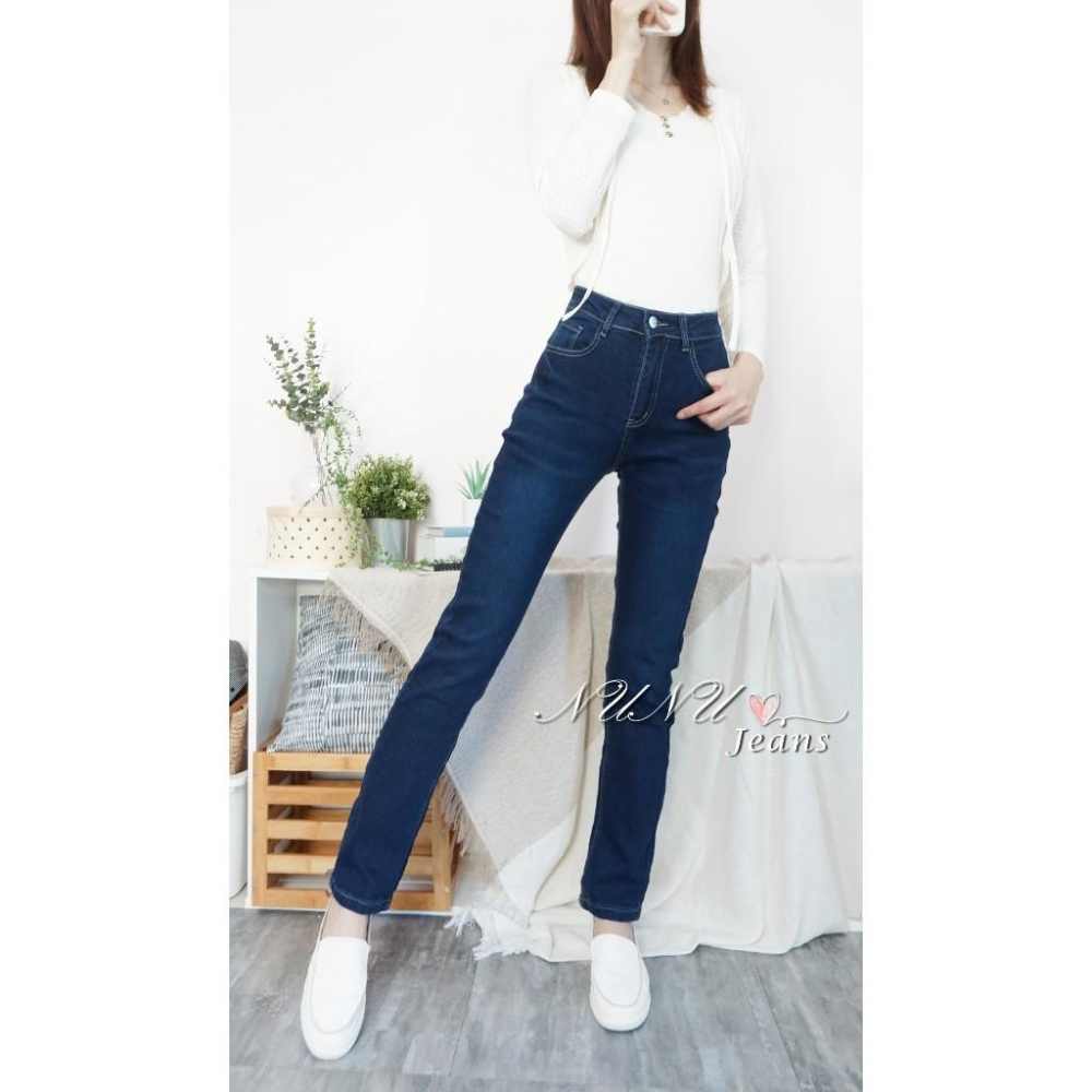 M~3L中腰加長款 大尺碼長褲 直筒褲 秋冬長褲 顯瘦長褲 小直筒褲 牛仔褲 牛仔長褲 女生長褲 .787.923-細節圖2