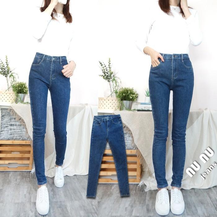 激瘦中腰厚款 秋冬牛仔褲 小腳褲 復古刷色牛仔長褲 緊身褲 窄管褲 修身褲 女生長褲 顯瘦長褲 女生褲子.382.667-細節圖2