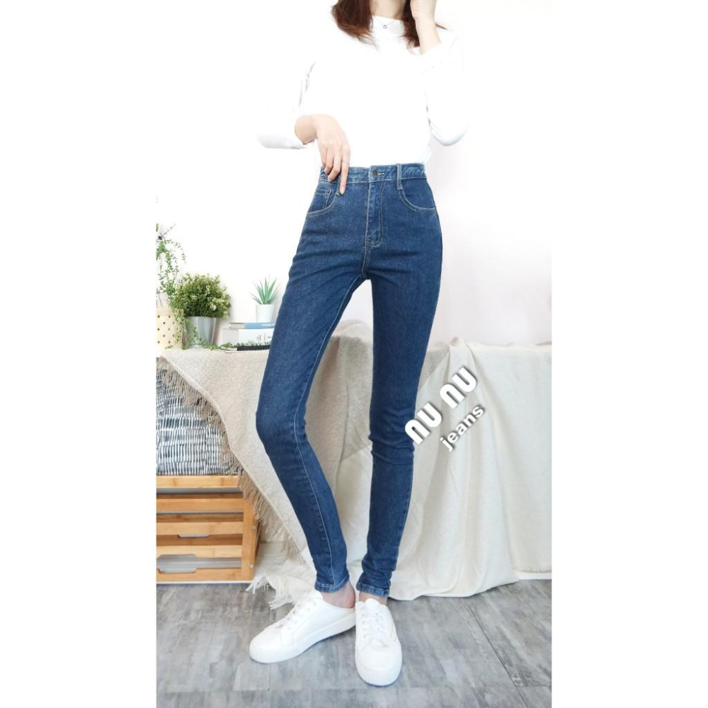 激瘦中腰厚款 秋冬牛仔褲 小腳褲 復古刷色牛仔長褲 緊身褲 窄管褲 修身褲 女生長褲 顯瘦長褲 女生褲子.382.667-細節圖3