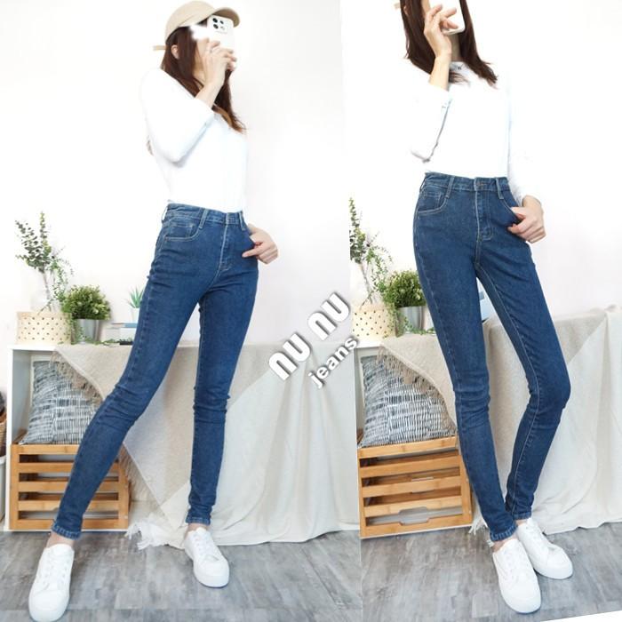 激瘦中腰厚款 秋冬牛仔褲 小腳褲 復古刷色牛仔長褲 緊身褲 窄管褲 修身褲 女生長褲 顯瘦長褲 女生褲子.382.667-細節圖4