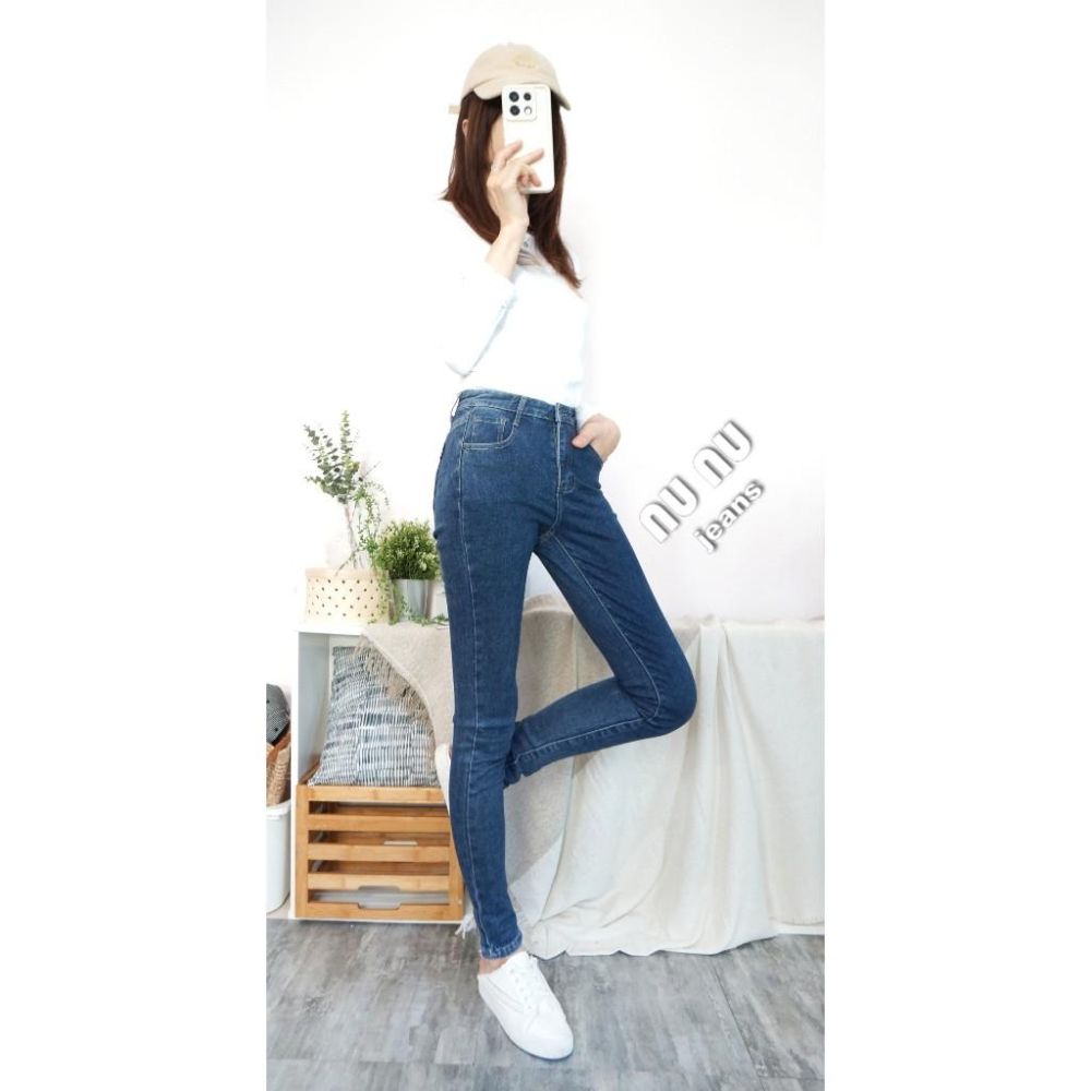 激瘦中腰厚款 秋冬牛仔褲 小腳褲 復古刷色牛仔長褲 緊身褲 窄管褲 修身褲 女生長褲 顯瘦長褲 女生褲子.382.667-細節圖5