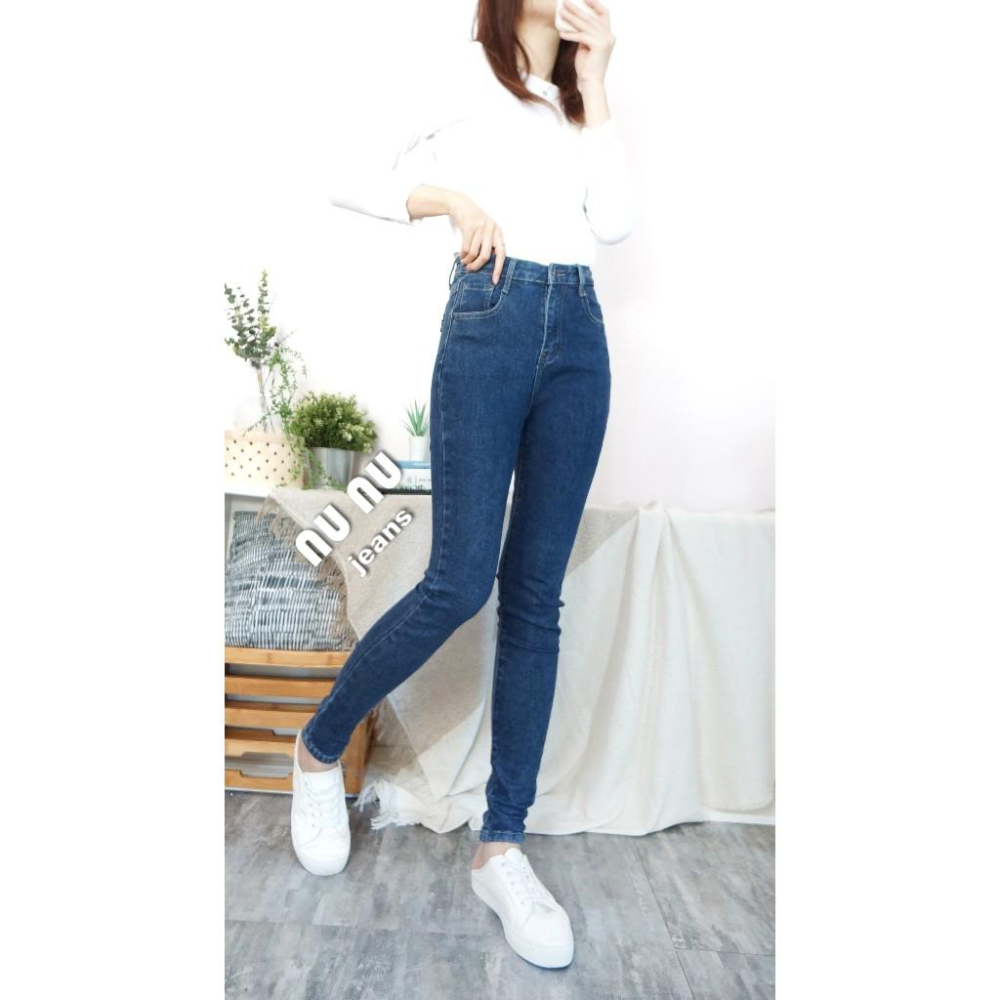 激瘦中腰厚款 秋冬牛仔褲 小腳褲 復古刷色牛仔長褲 緊身褲 窄管褲 修身褲 女生長褲 顯瘦長褲 女生褲子.382.667-細節圖7