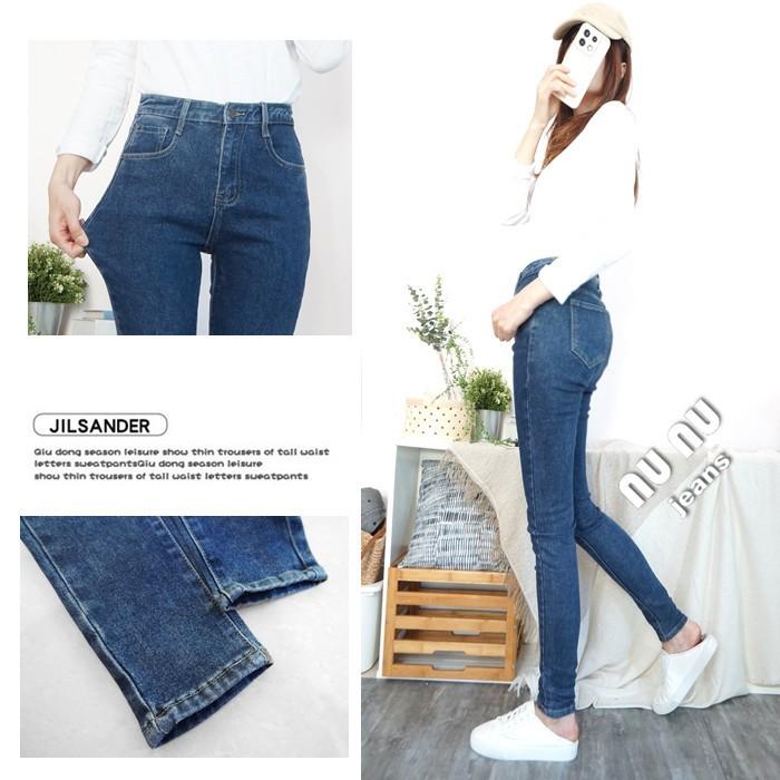 激瘦中腰厚款 秋冬牛仔褲 小腳褲 復古刷色牛仔長褲 緊身褲 窄管褲 修身褲 女生長褲 顯瘦長褲 女生褲子.382.667-細節圖9