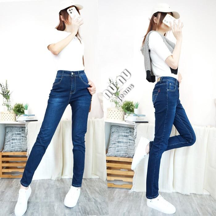 M~2L顯瘦高腰直筒牛仔長褲 直筒褲 牛仔褲 大尺碼褲子 長褲女 直筒長褲  高腰牛仔褲 收腹褲 長褲.698.798-細節圖3