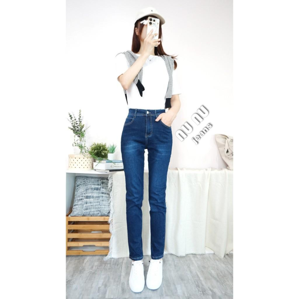 M~2L顯瘦高腰直筒牛仔長褲 直筒褲 牛仔褲 大尺碼褲子 長褲女 直筒長褲  高腰牛仔褲 收腹褲 長褲.698.798-細節圖5