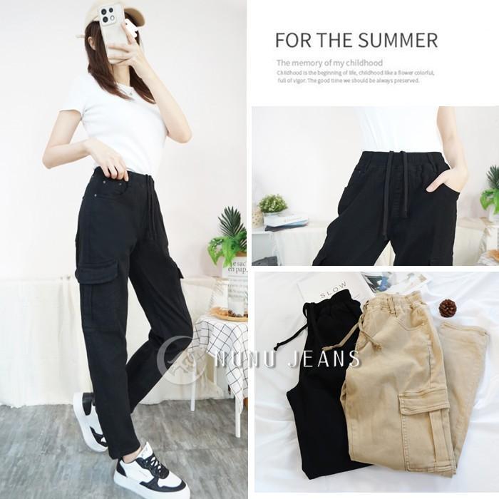 2色4碼/春夏透氣斜紋棉工裝褲 直筒褲 工作褲 休閒長褲 休閒褲 闊腿褲 運動褲 寬鬆褲子 長褲女.238.660-細節圖8