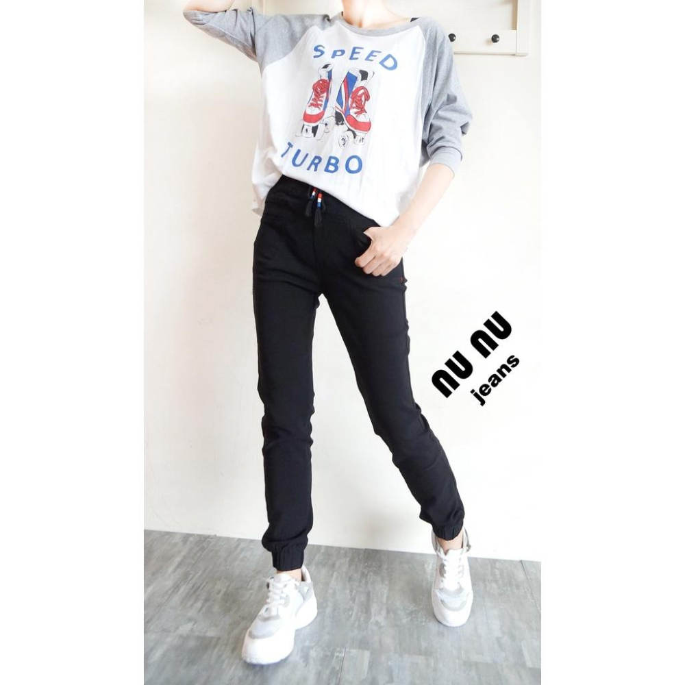 顯瘦/高腰鬆緊帶/縮口褲/束口褲 女/長褲 女生/直筒褲/運動休閒褲/休閒長褲/工作褲/工裝褲NN.363.150-細節圖6