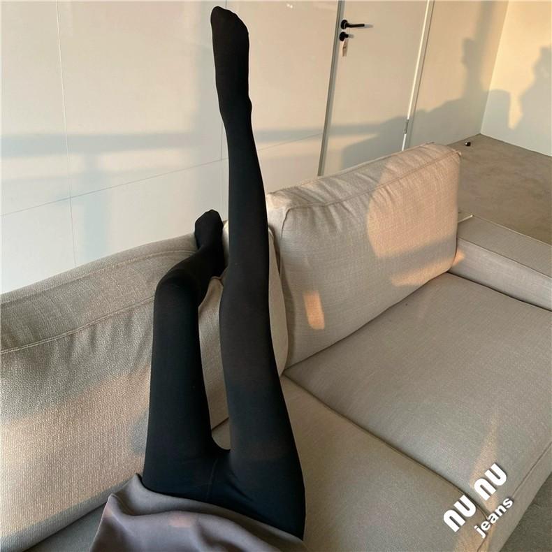 秋冬保暖後絨褲襪 高彈力提臀刷絨保暖打底褲襪 秋冬特厚加絨保暖刷毛褲襪 踩腳褲襪 連腳褲襪 踩腳褲 褲襪-細節圖7