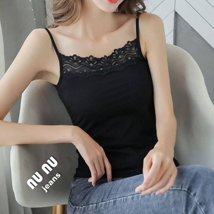 夏日百搭/素色/細肩帶背心/細肩帶上衣/打底衣/ins/外穿內搭/百搭上衣/無袖上衣/無袖背心/女裝/女生上衣-細節圖4