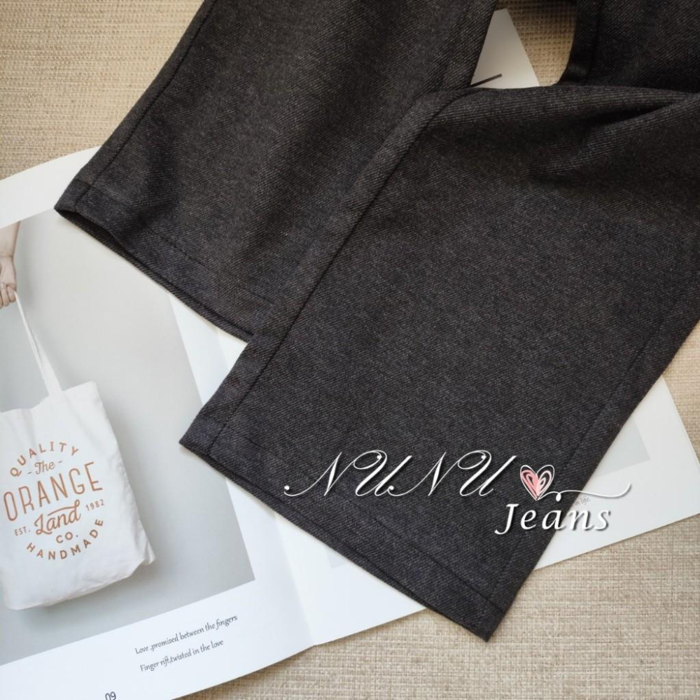 日系斜紋毛呢直筒褲 休閒長褲 老爺褲 哈倫褲 休閒褲 冬天褲子 女長褲 保暖褲 保暖長褲.367.132-細節圖7