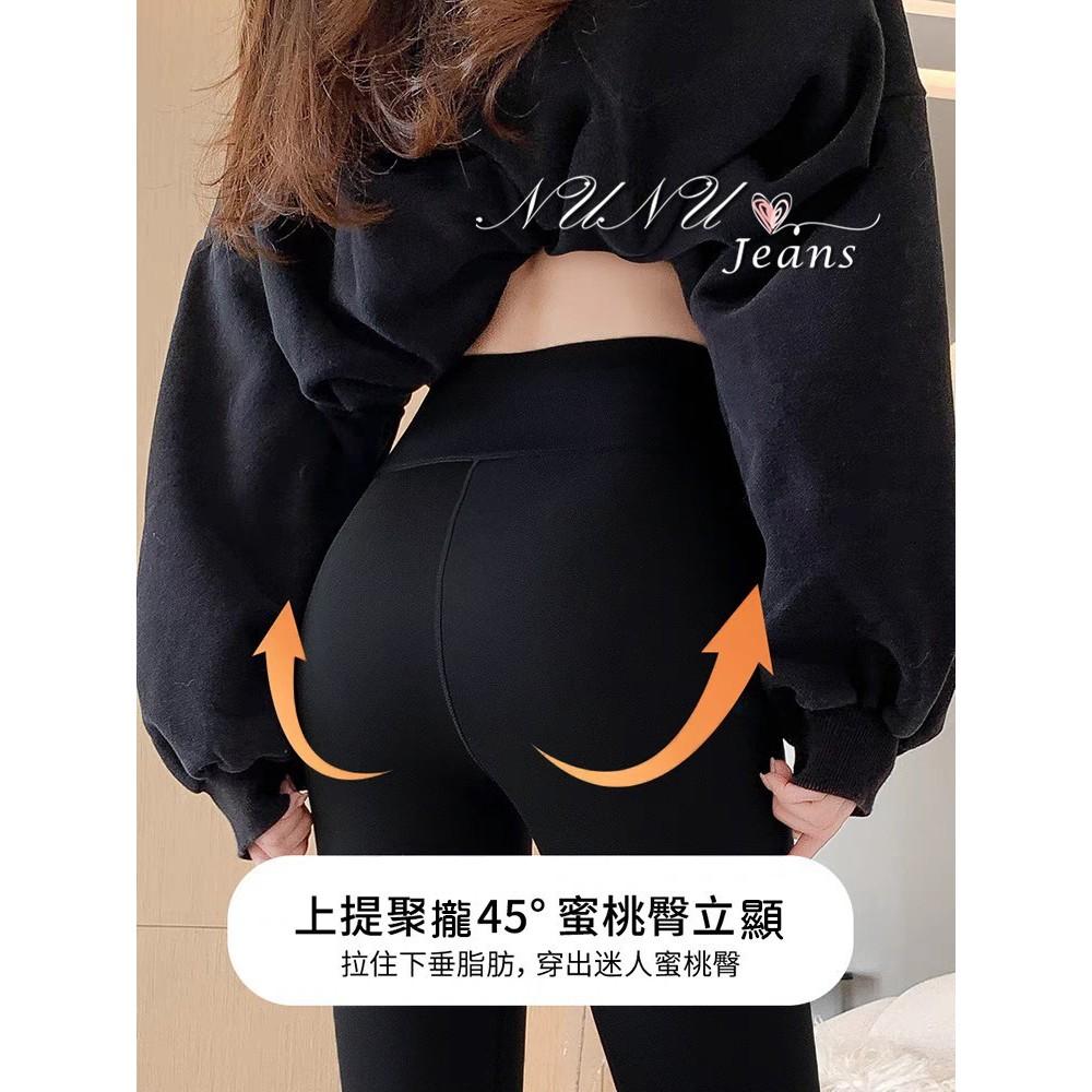 保暖高腰收腹羊駝絨鯊魚褲/瑜珈褲/刷毛褲/加絨加厚超彈力健身褲/黑褲/運動褲/休閒長褲/小腳褲/打底褲/內搭褲-細節圖9