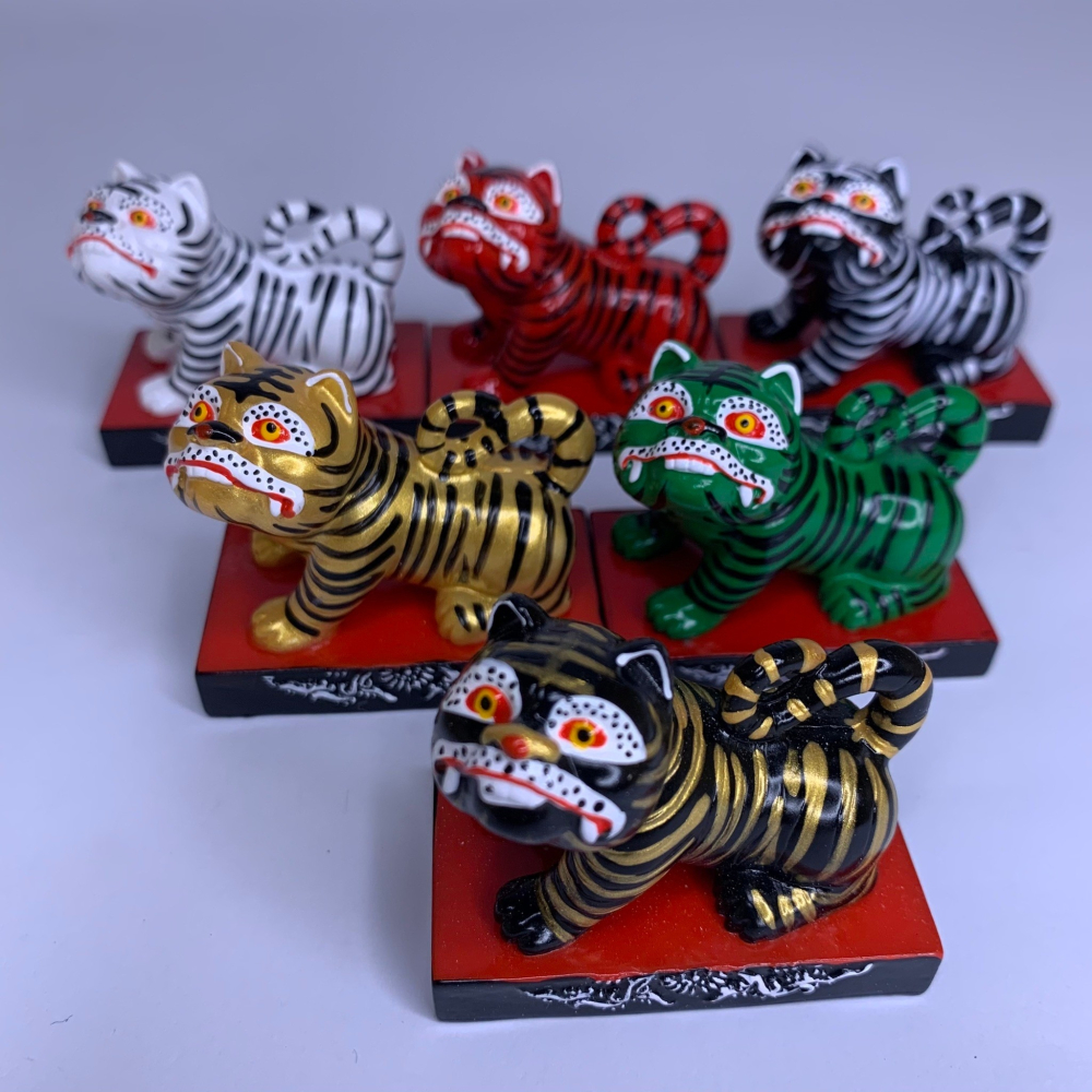 五行虎爺將軍公仔擺飾-細節圖2