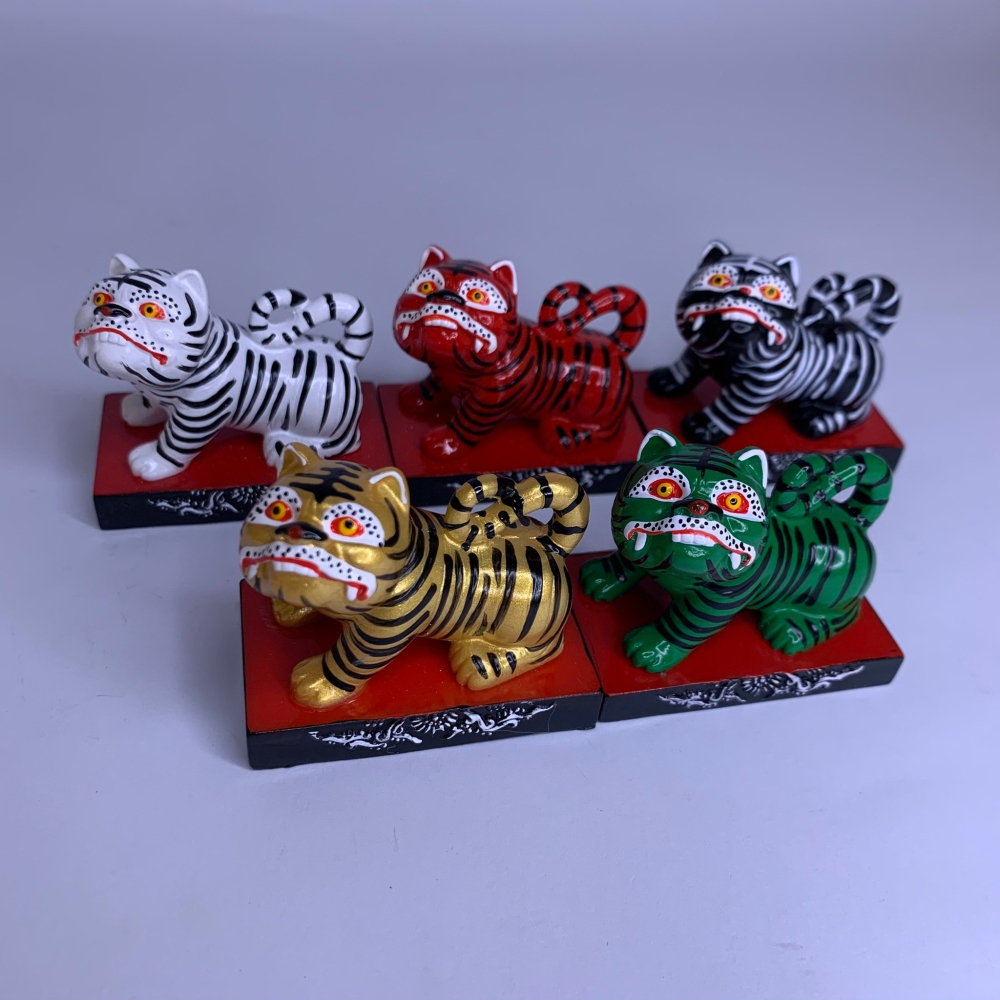 五行虎爺將軍公仔擺飾-細節圖3