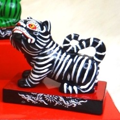 五行虎爺將軍公仔擺飾-規格圖3