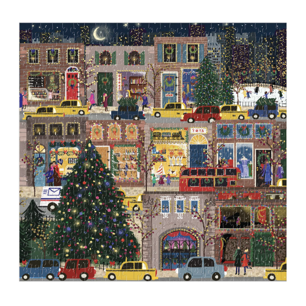 [現貨]【拼圖】Galison 500片| 冬燈 Joy Laforme Winter Lights-細節圖3
