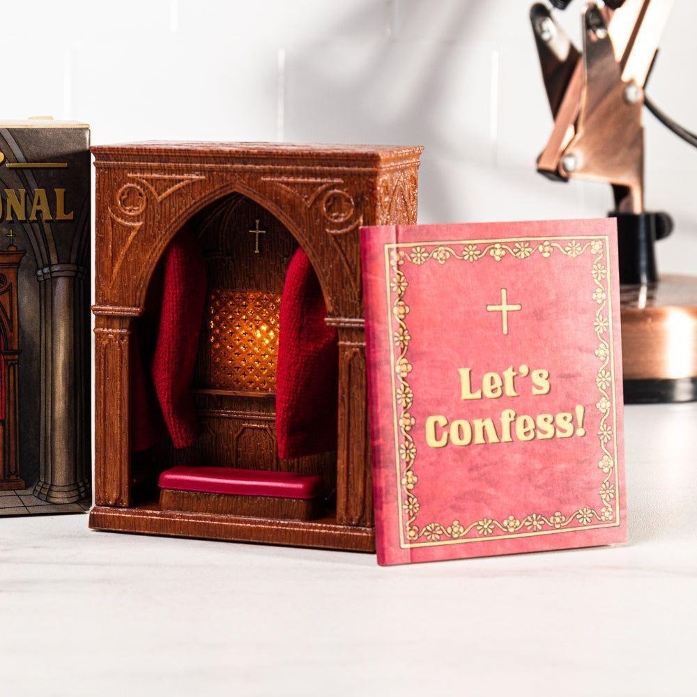 [現貨] RP 桌上型迷你告解室 快來懺悔吧 交換禮物-細節圖3