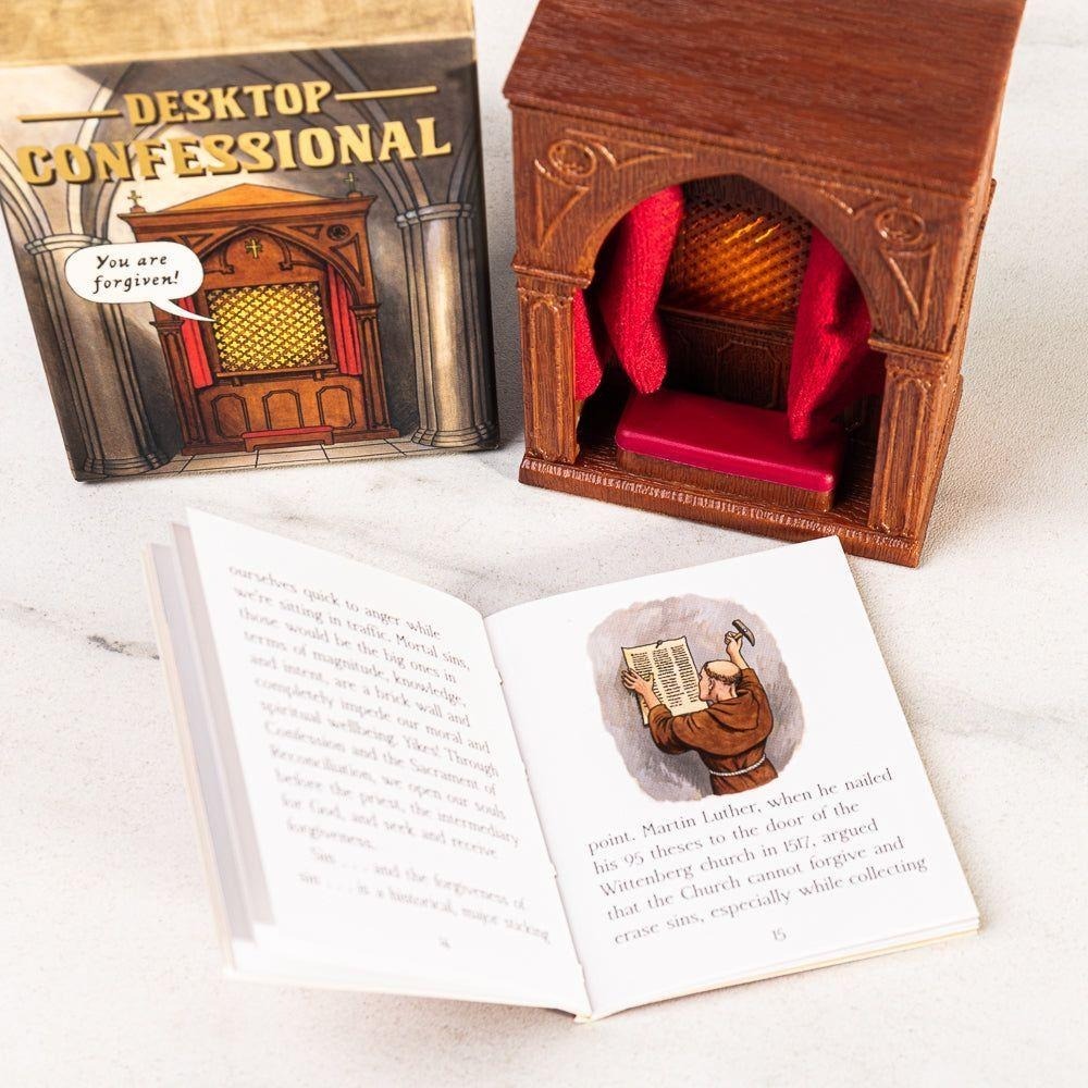 [現貨] RP 桌上型迷你告解室 快來懺悔吧 交換禮物-細節圖5