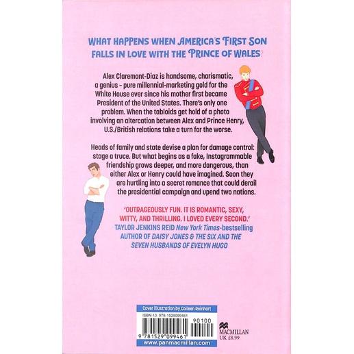 [現貨] Red, White & Royal Blue 王室緋聞守則 英文小說-細節圖5