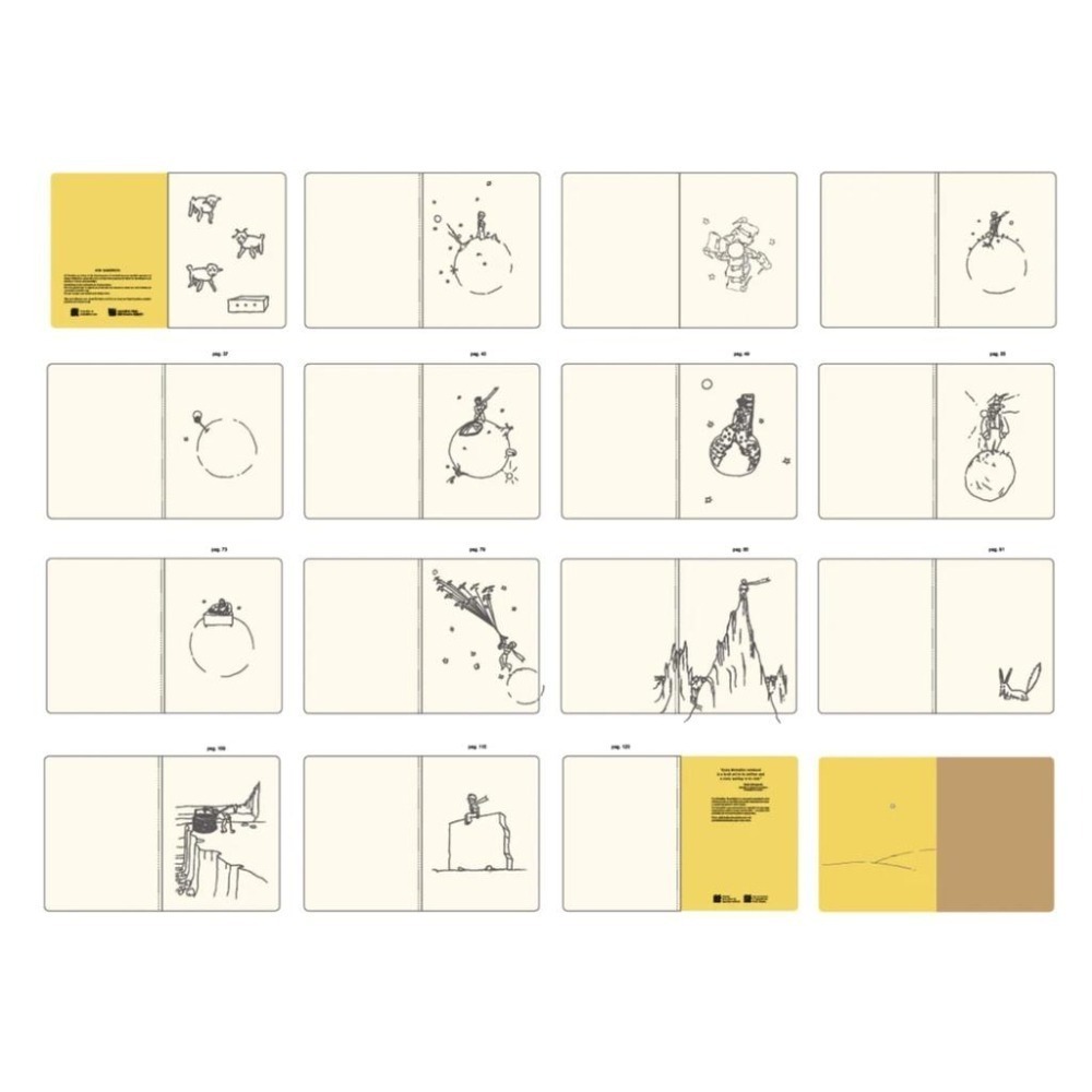 [現貨] MOLESKINE 限量小王子筆記本禮盒(1+1) 聖誕禮物 交換禮物-細節圖6