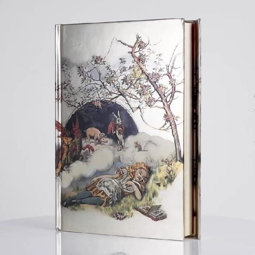 [現貨] ＦＴ 睡夢中的愛麗絲 箔印筆記本 Foiled Journal-細節圖2
