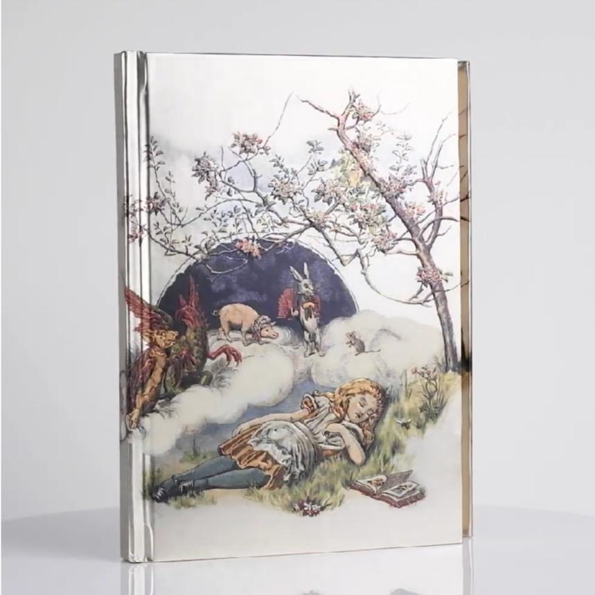 [現貨] ＦＴ 睡夢中的愛麗絲 箔印筆記本 Foiled Journal-細節圖3