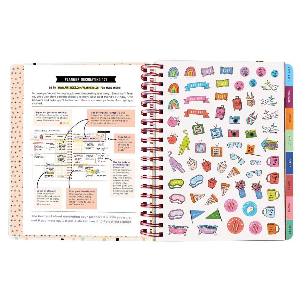 [現貨出清] Pipsticks+Workman 2021 17M 大型硬殼線圈手帳 行事曆-細節圖8