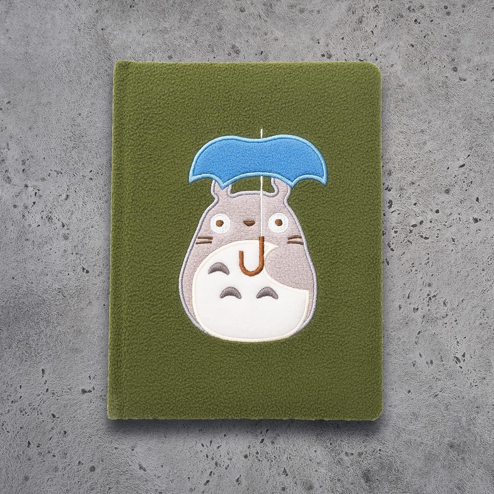 宮崎駿絨毛筆記本 Plush Journal 龍貓 魔女宅急便 無臉男-規格圖3