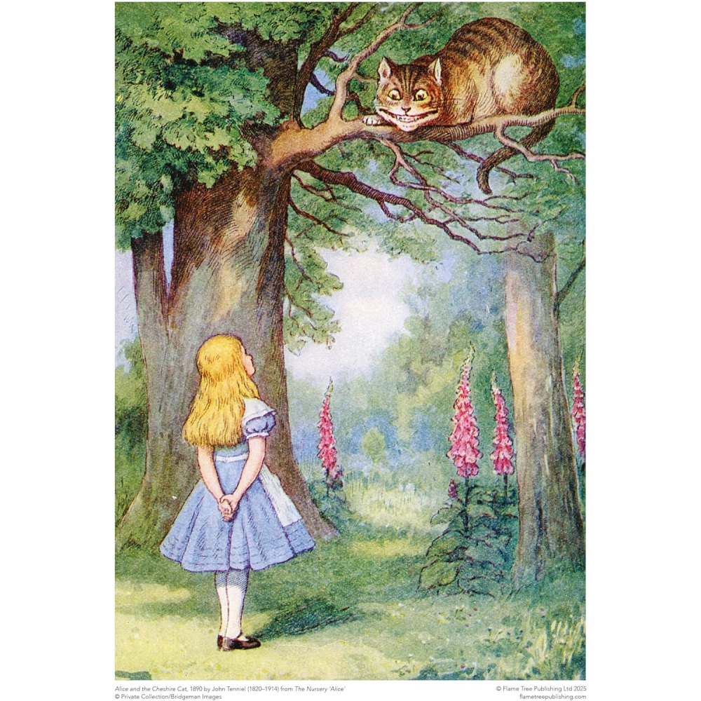 【拼圖】🇬🇧ＦＴ1000片| 愛麗絲與笑臉貓 柴郡貓-細節圖4