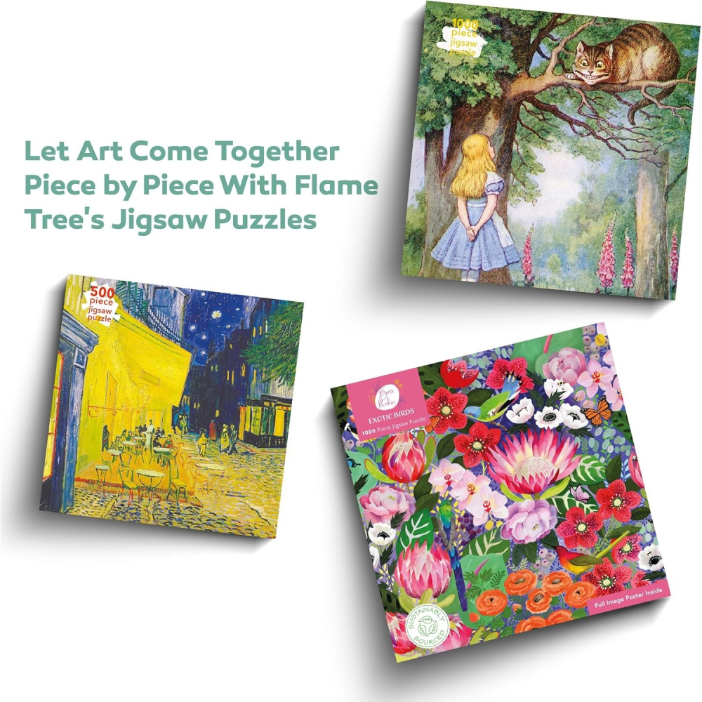 【拼圖】🇬🇧ＦＴ1000片| 愛麗絲與笑臉貓 柴郡貓-細節圖7