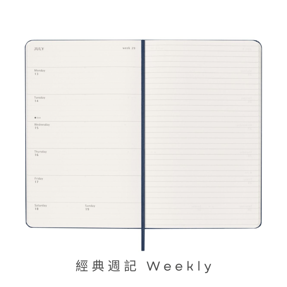 MOLESKINE 2026 12M 經典硬殼週日記手帳 Hardcover-細節圖6