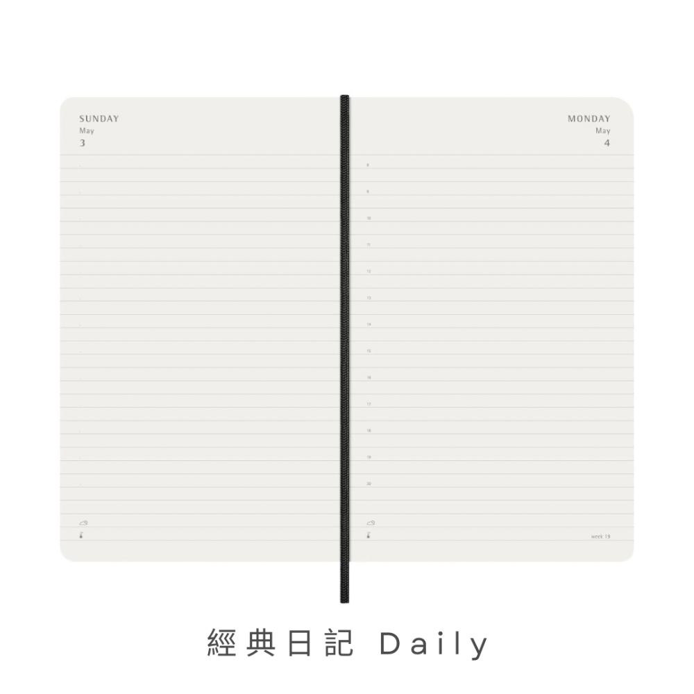 MOLESKINE 2026 12M 經典硬殼週日記手帳 Hardcover-細節圖7