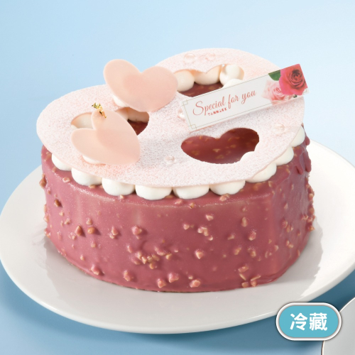 【亞尼克-蛋糕】心馨相印-草莓布蕾慕斯6吋