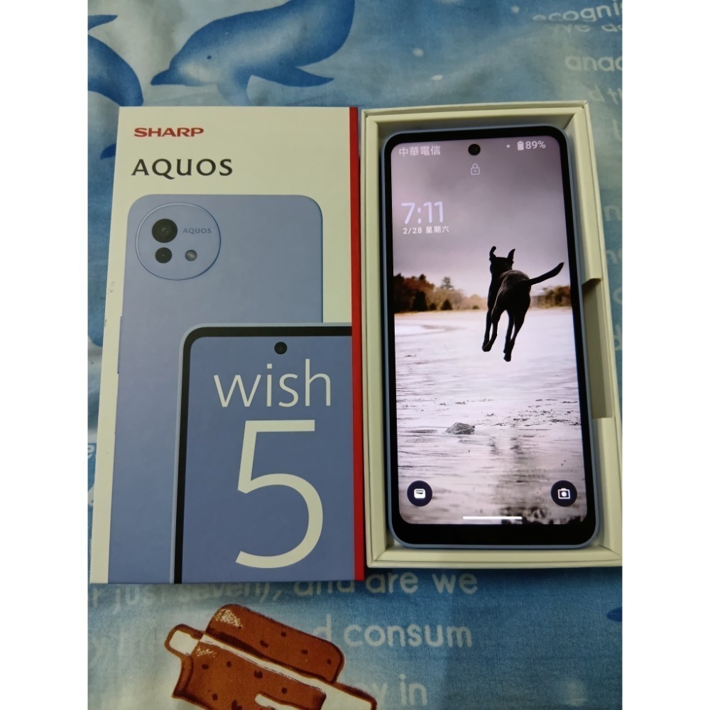 SHARP 夏普 8G/256G AQUOS wish5  蜜果藍-細節圖3