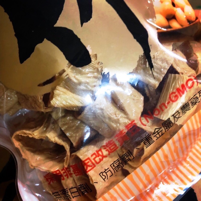 現貨❗️台灣🇹🇼食鼎 腐竹 豆皮 200g 非油炸豆皮-細節圖2