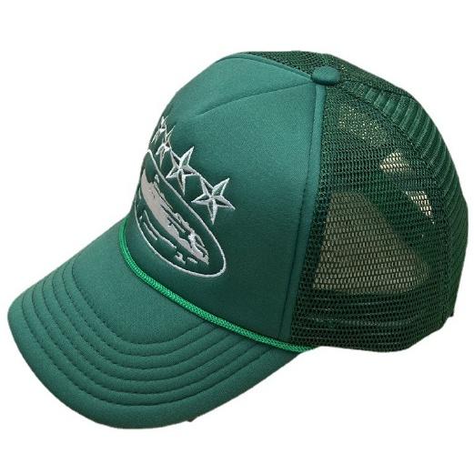 爆款<三標齊>歐美潮牌貨車帽Corteiz CRTZ Trucker hat個性游輪刺繡卡車帽夏季-細節圖4