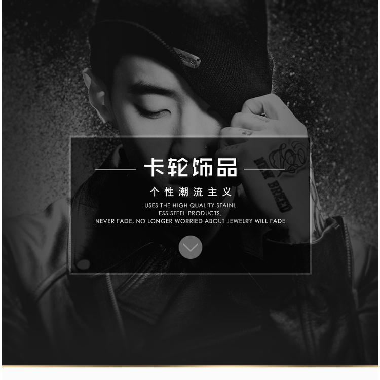 爆款>>歐美夸張戒指 復古時尚潮流骷髏頭戒指 男士百搭不銹鋼飾品-細節圖7