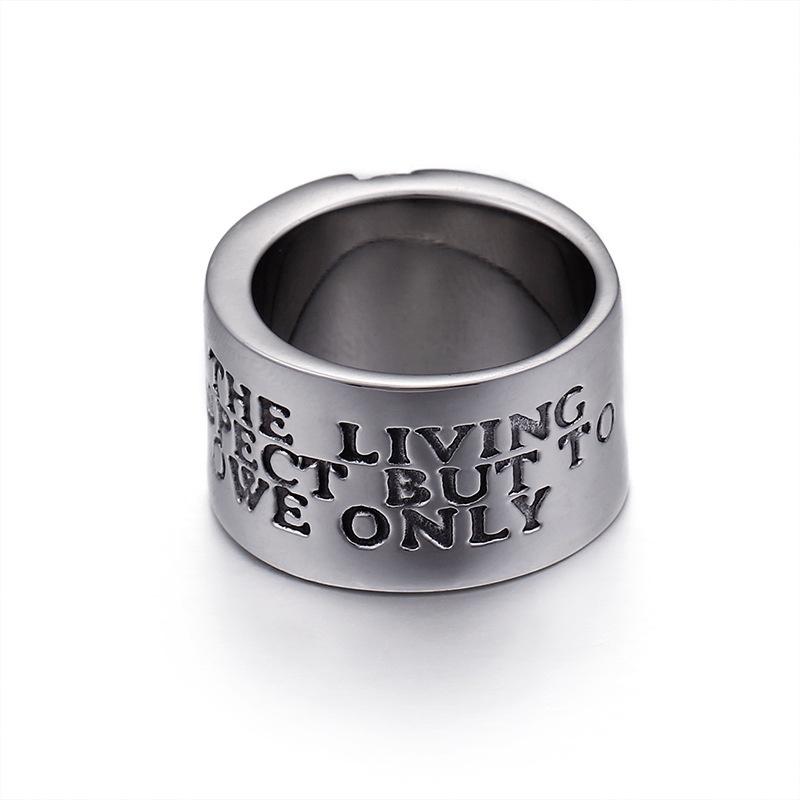 爆款>>霸氣海盜骷髏頭男士戒指鈦鋼單身個性潮人寬指環時尚飾品潮男-細節圖3