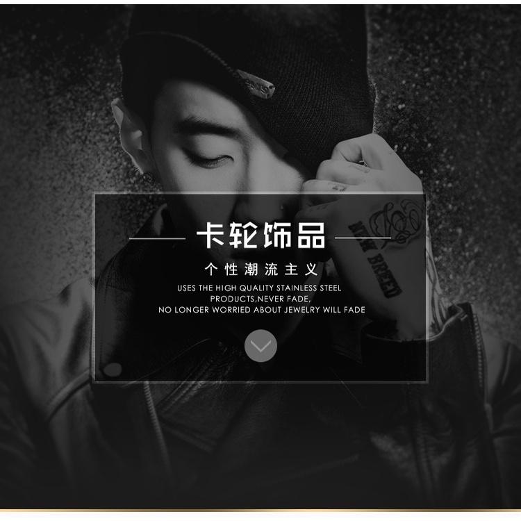 爆款>>歐美復古男士十字架骷髏戒指 鈦鋼鏤空指環 創意鬼頭手飾-細節圖6