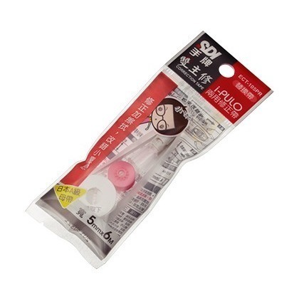 手牌SDI【10入】雙主修修正帶內帶/替換帶iPULO 〔長6M系列〕(ECT-104R、105R、106R-細節圖3