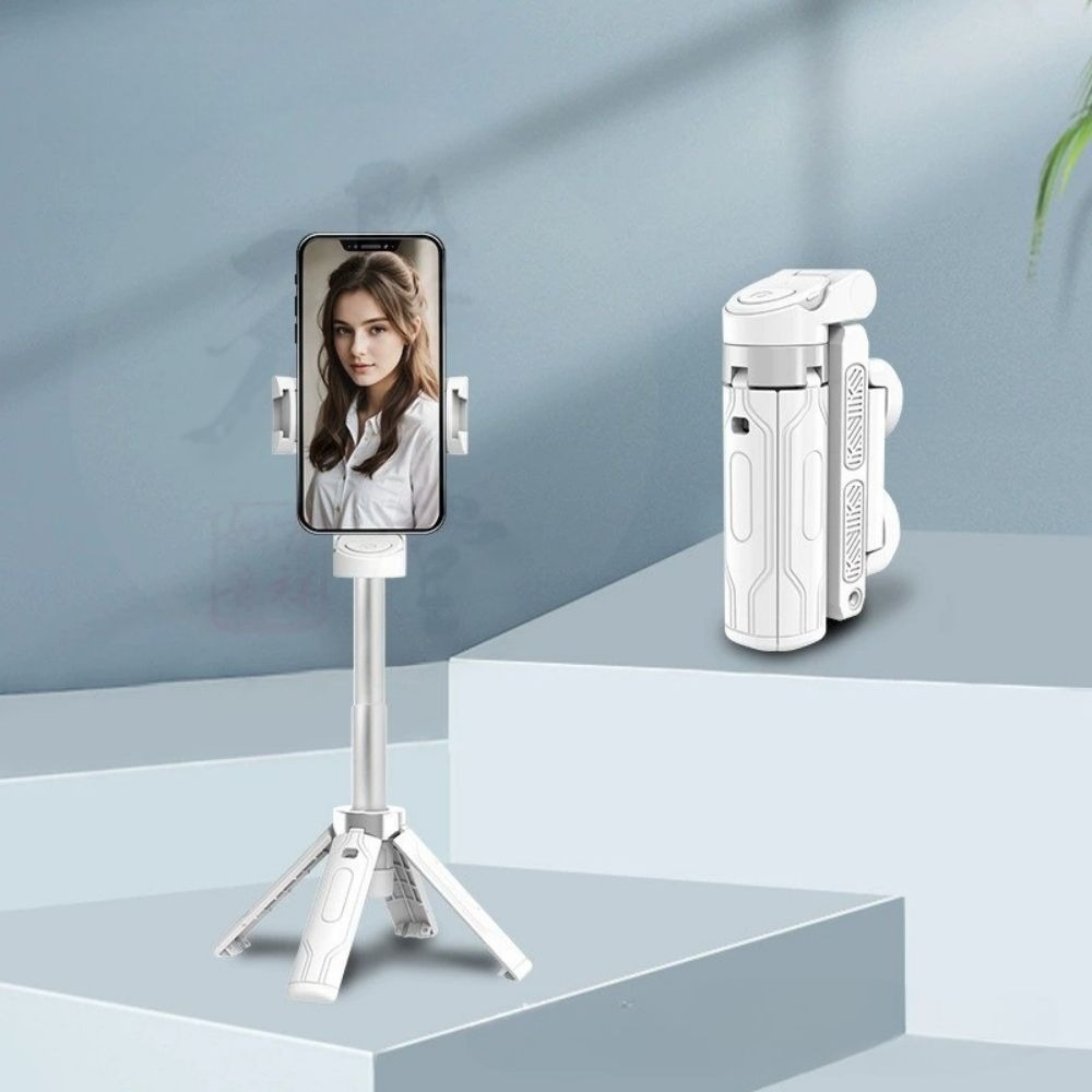 【聚元堂 】2025新款 迷你自拍棒 自拍手柄四腳架 手機支架 三合一 手機稳定助拍器 補光燈 自拍神器-細節圖4