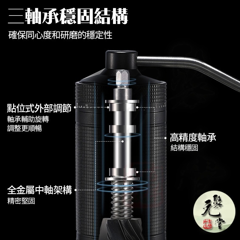 G21 上調式手搖磨豆機 咖啡豆研磨機 手動研磨器 七星鋼芯 磁吸式手柄-細節圖7