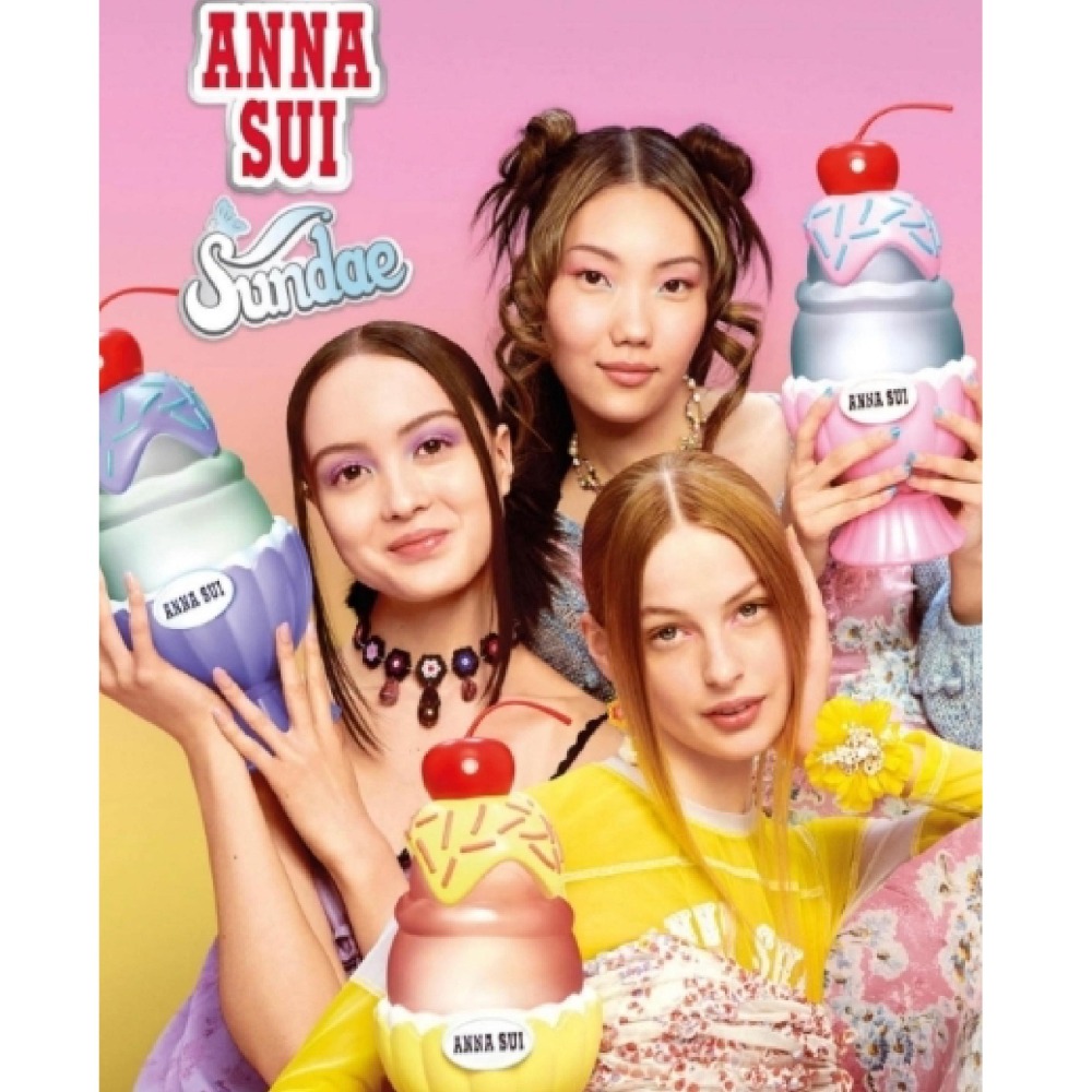 現貨-安娜蘇ANNA SUI果漾聖代淡香水5ml/罐(小樣) Y2K風潮/夢幻再創新高度/冰淇淋造型香氛-細節圖3