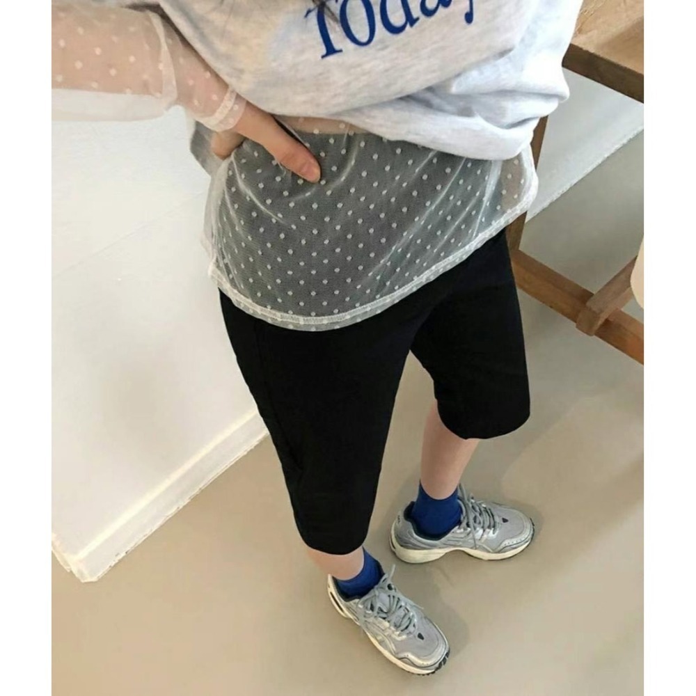 ✈️黑現貨-正韓🇰🇷//點點透視衫-細節圖2