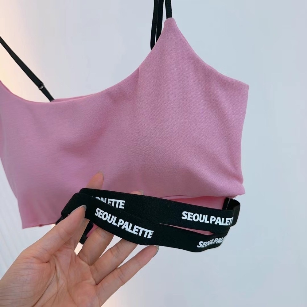 ✈️粉現貨-正韓🇰🇷//太妍歐膩//logo繃帶造型短版bra-細節圖10