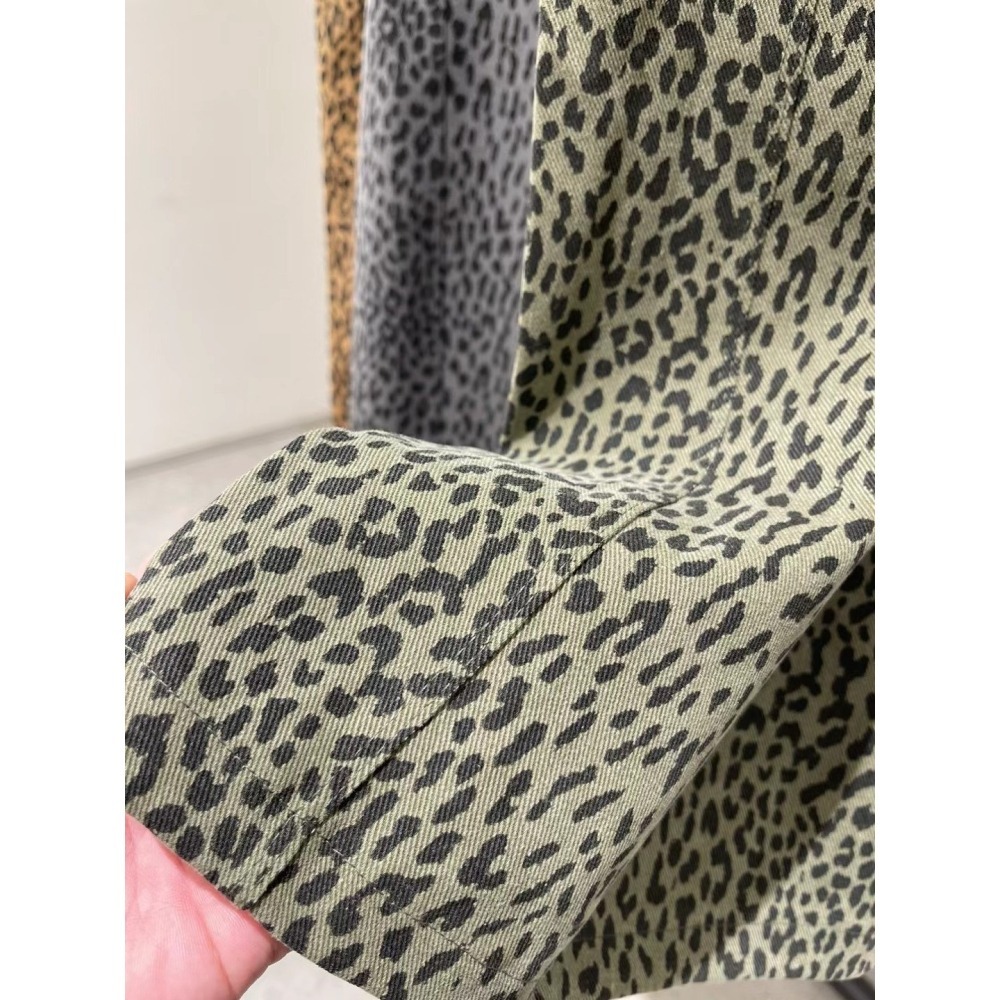 ✈️卡其現貨-正韓🇰🇷//豹紋闊腿褲~12.18-細節圖10