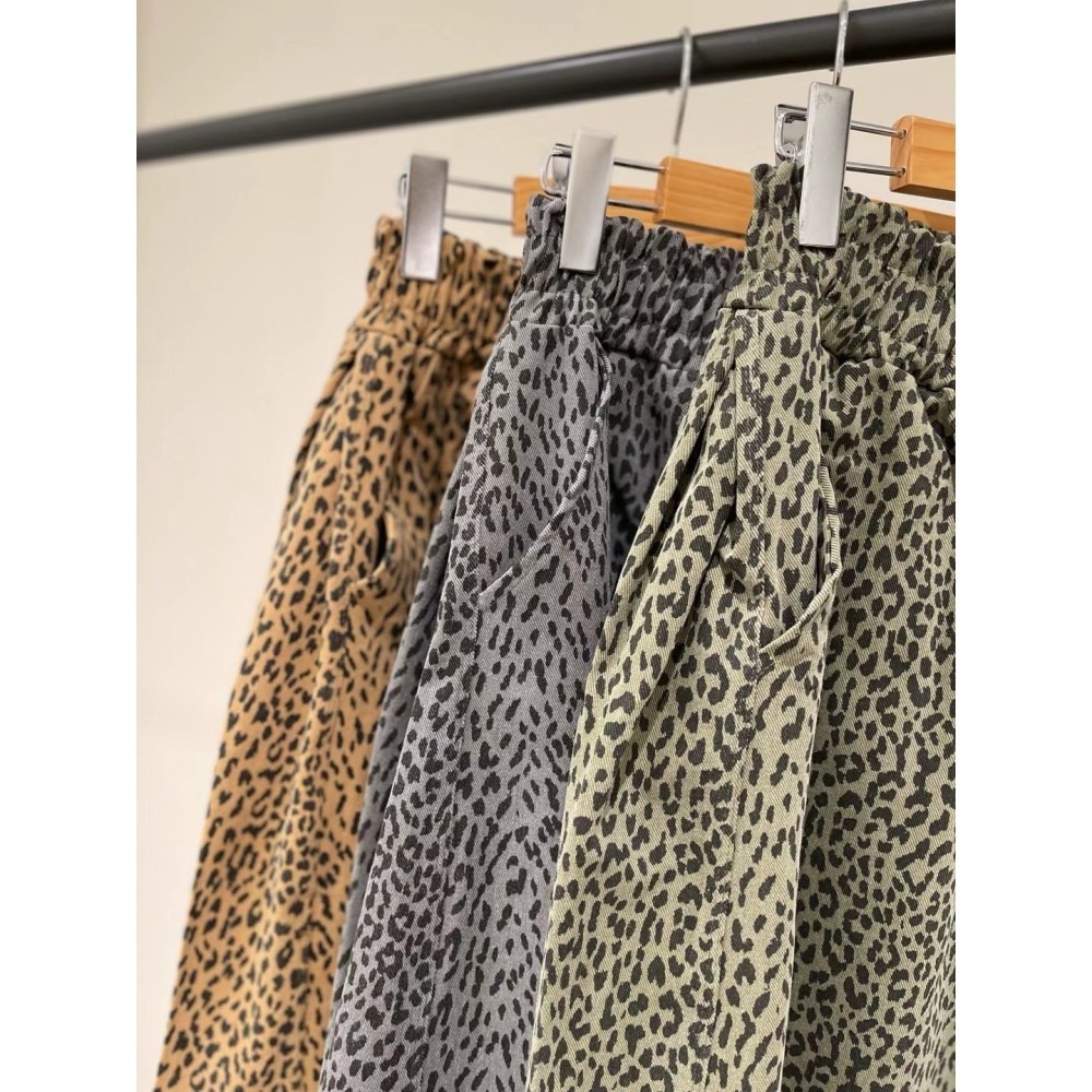 ✈️卡其現貨-正韓🇰🇷//豹紋闊腿褲~12.18-細節圖11